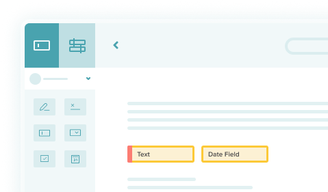 Reusable document template fields in SignWell