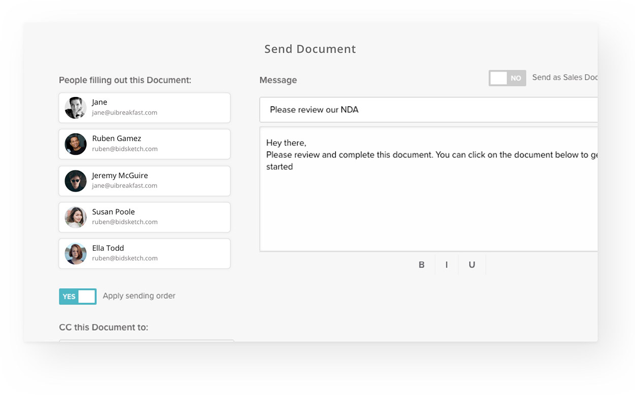 Document Signing Workflows