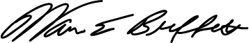 Warren Buffett's signature