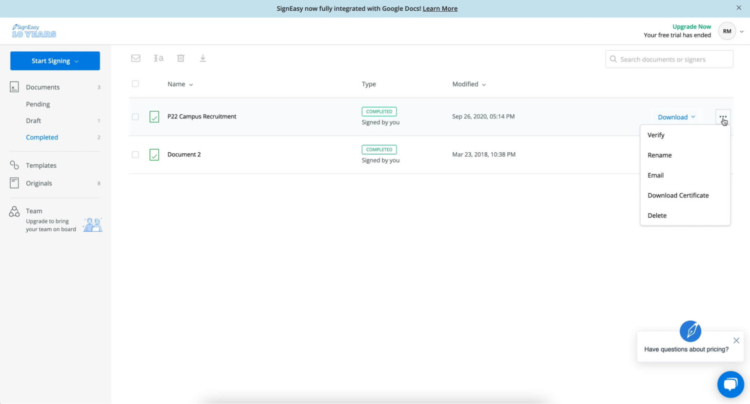 Here Are Our 15 Favorite DocuSign Alternatives