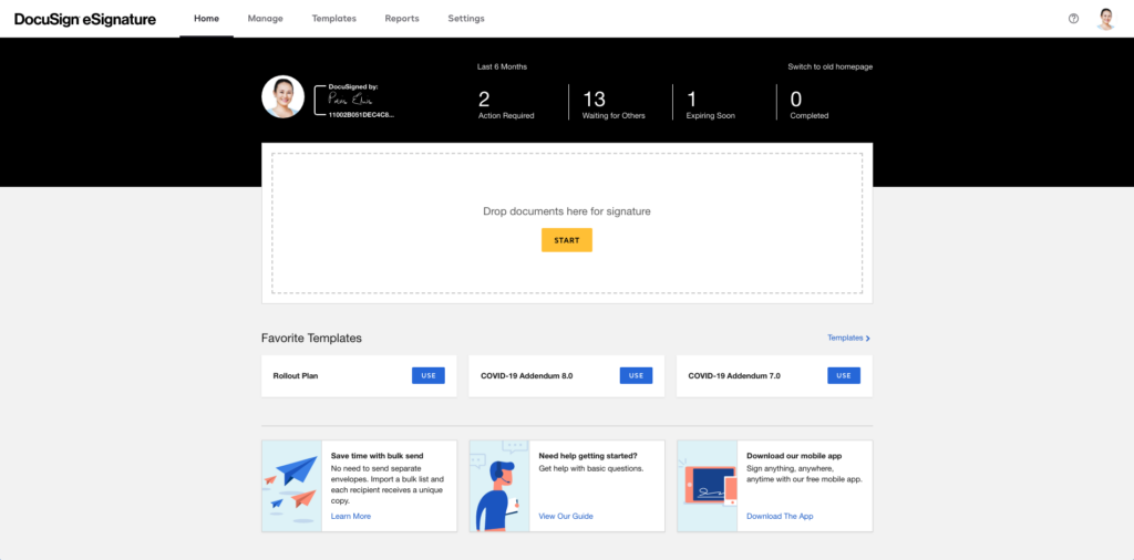 DocuSign esignature