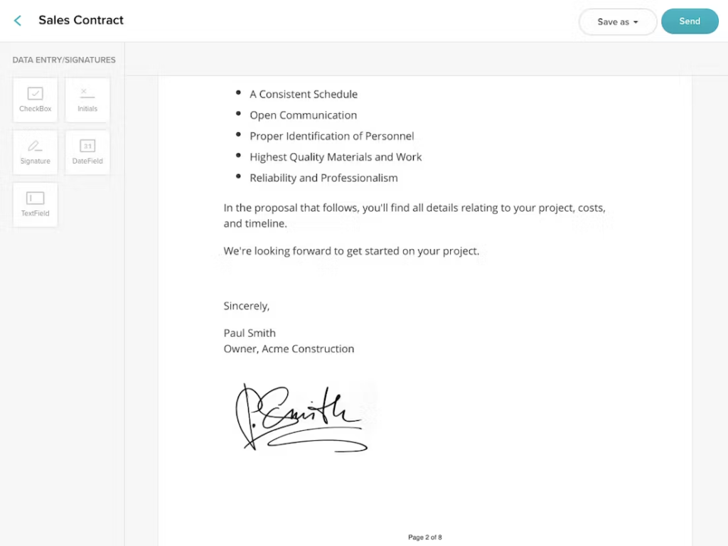 SignWell Sample