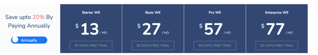 WeSignature pricing