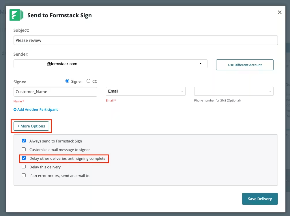 Formstack Sign