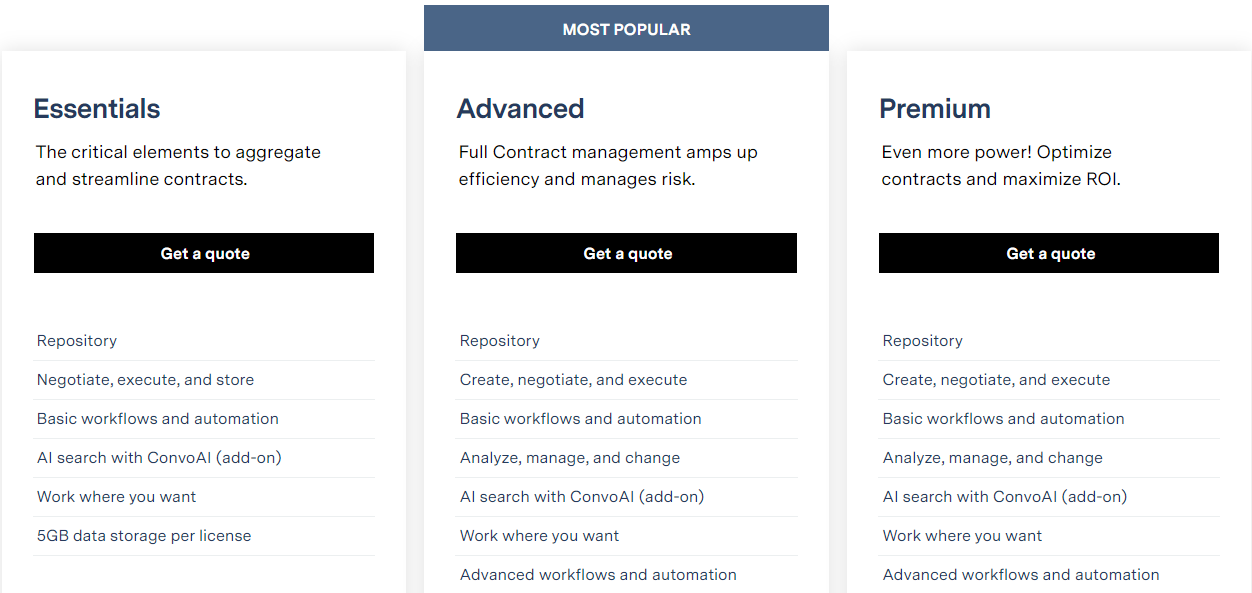 Agiloft Pricing