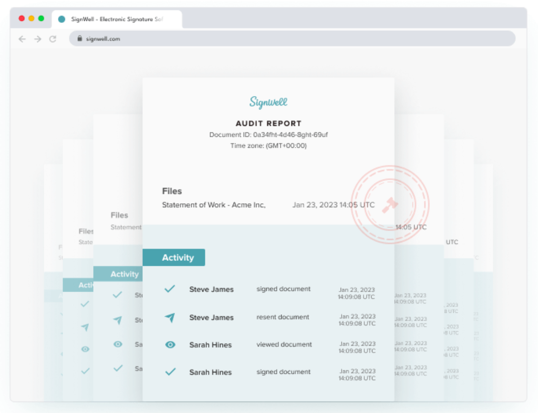 Audit trail