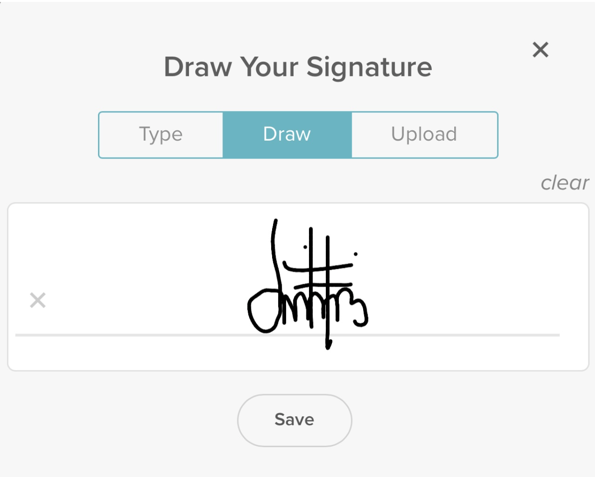 SignWell Draw Your Signature