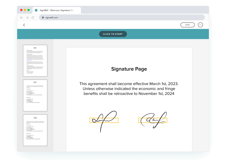 SignWell GetAccept Alternative