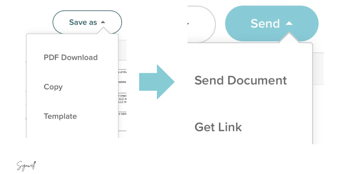 SignWell Send Document
