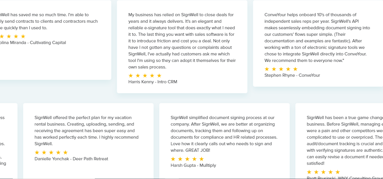 SignWell Reviews