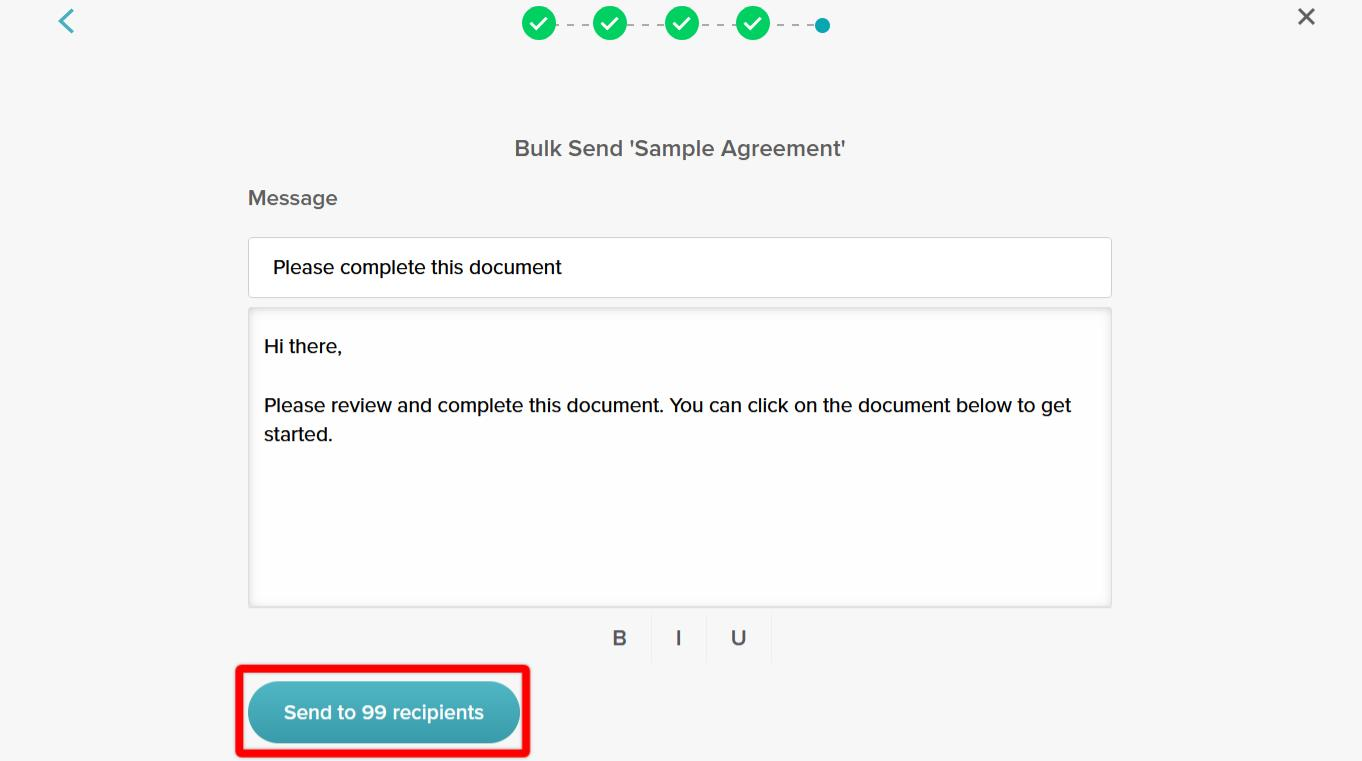 SignWell Bulk Send
