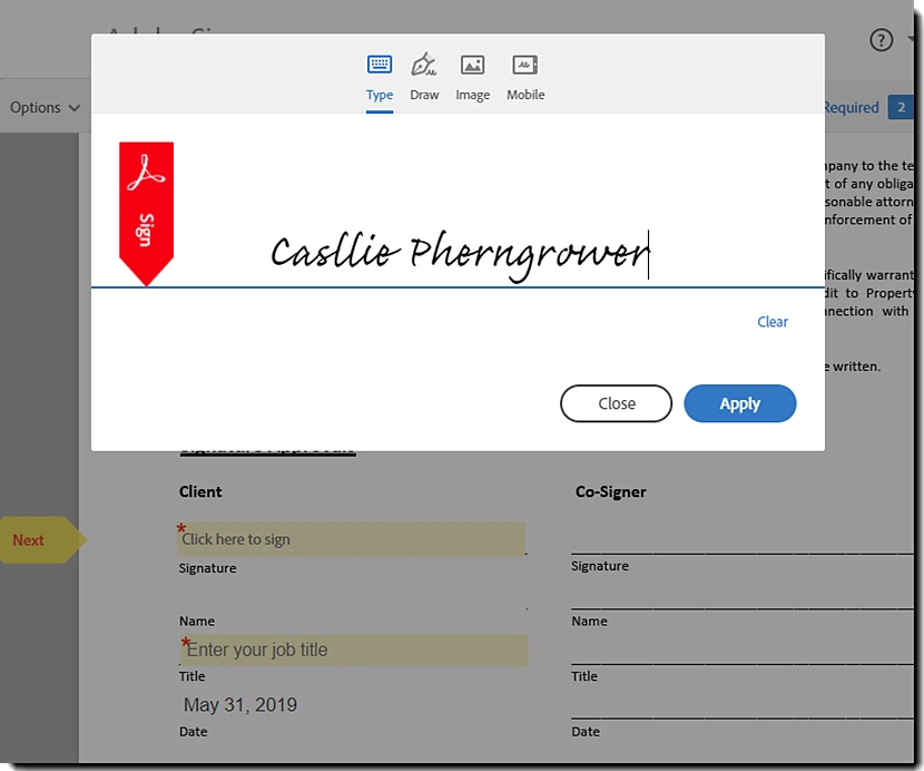 Adobe Acrobat Sign