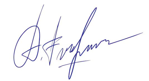 prepare your written signature