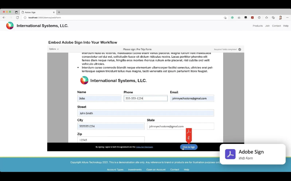 Adobe Sign API