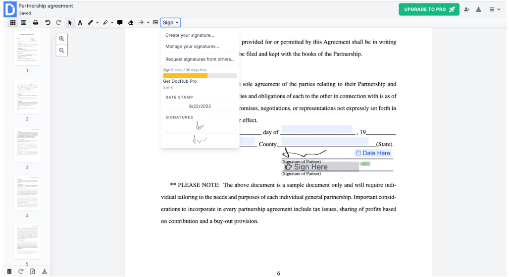 e-signature