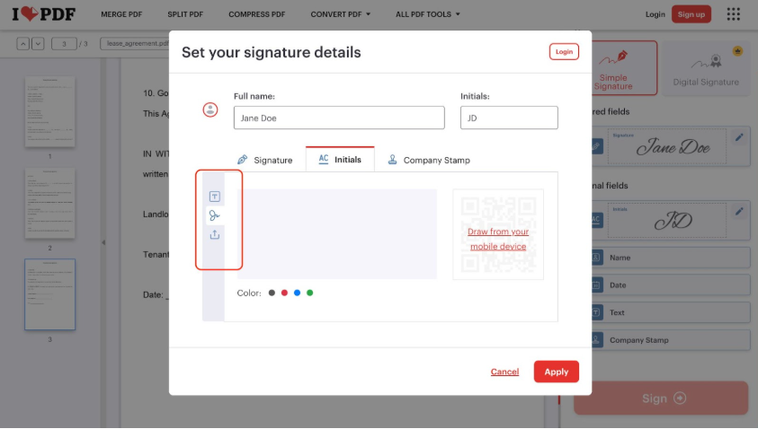 e-signature