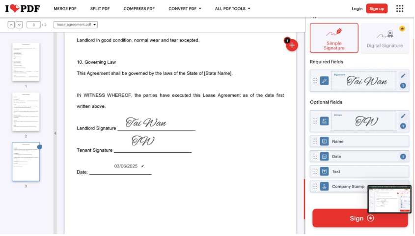 e-signature
