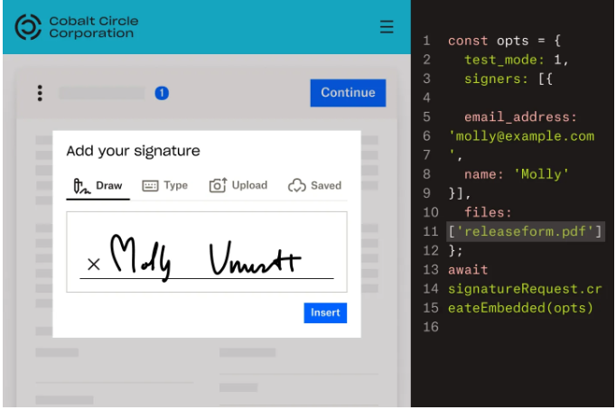Dropbox Sign API