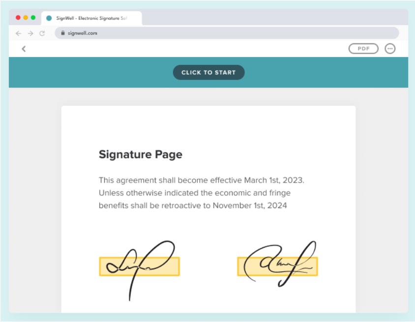 signature