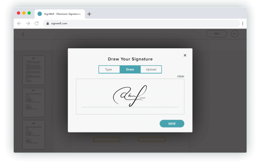 cursive signature