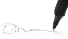 signature line